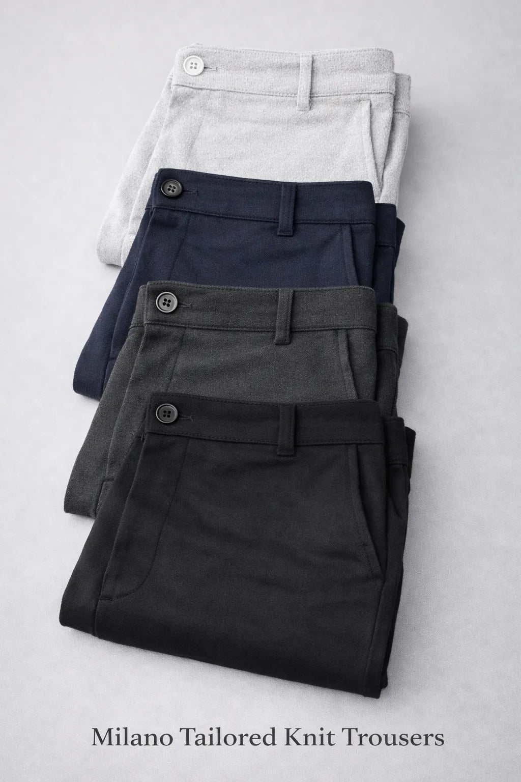 Milano Tailored Knit Trousers