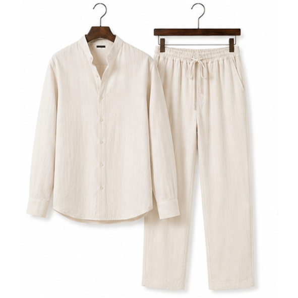 Astrya Cotton Button-Up Co-ord Set