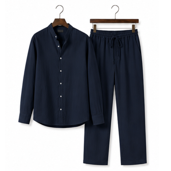 Astrya Cotton Button-Up Co-ord Set