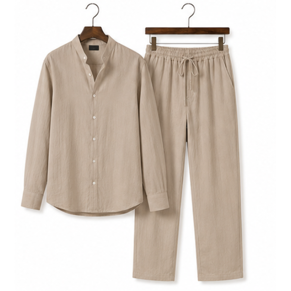 Astrya Cotton Button-Up Co-ord Set
