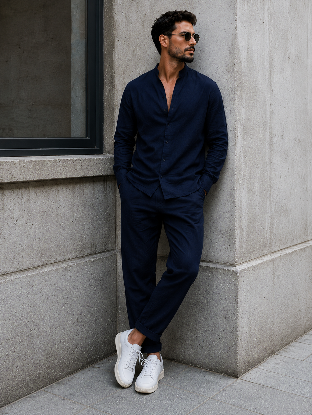 Astrya Cotton Button-Up Co-ord Set